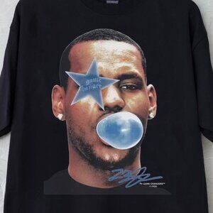 Bron James Retro Head Style Graphic Shirt, Vintage 90s King James Player Shirt